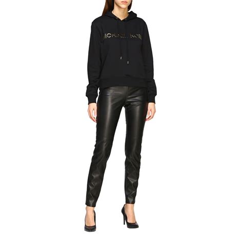 michael kors leather trousers